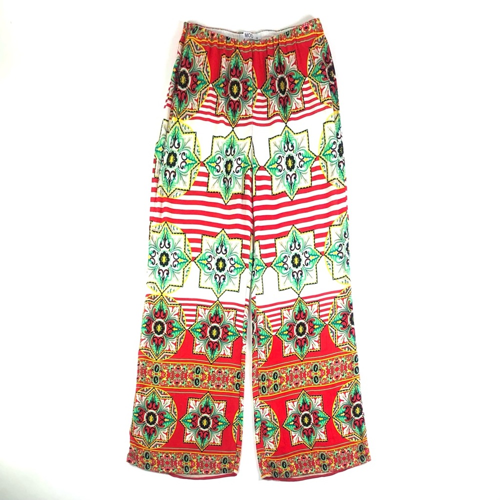 MOD Boutique Printed Flare Palazzo Pants